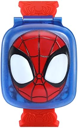 Relógio de Aprendizagem VTech 554303 Homem-Aranha e Seus Amigos Incríveis: Relógio Educativo do Homem-Aranha, Brinquedo para Meninos e Meninas de 2, 3, 4 e 5 Anos, Vermelho