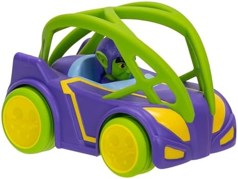 Homem-Aranha e seus Incríveis Amigos Marvel Homem-Aranha vs. Duende Verde Power Rollers - Dois veículos de 15 cm com motores de fricção que giram 360 graus