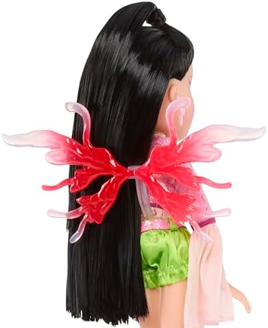 Bratz Fashion Pixiez Jade - Boneca colecionável de fantasia com roupas e acessórios de verdade, asas que se transformam em anel, rosa