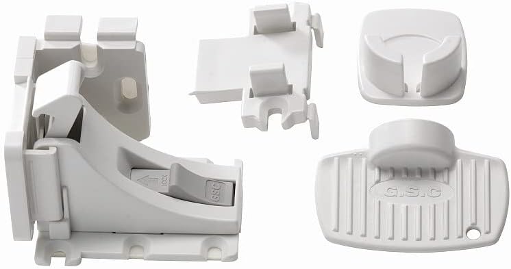 BabyDan Juego de cajones y armarios magnéticos, 1 cerradura y 1 llave