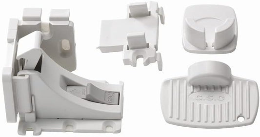 BabyDan Juego de cajones y armarios magnéticos, 1 cerradura y 1 llave