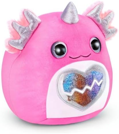 Rainbocorns ZURU Eggzania Mini Mania, Axolotl, por ZURU Plush Surprise Unboxing com brinquedo de pelúcia de animal, ideal para meninas com brincadeiras imaginárias (Axolotl)