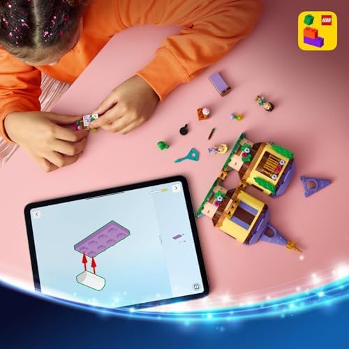 LEGO | Mini Torre da Rapunzel da Disney - Conjunto Enrolados com 2 Mini Bonecas, Figura do Pascal, Acessórios e Cadeado - Presente para Meninas a partir de 5 Anos e Fãs do Filme - 43294