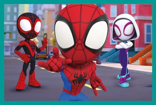Clementoni 40661 Marvel Homem-Aranha e Seus Incríveis Amigos Quebra-cabeça de 6 peças - Cubo Infantil 2-4 Anos, Desenho Animado, Presente para Meninos/Meninas, Quebra-cabeça para Crianças, Fabricado na Itália, Multicolorido