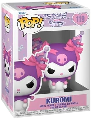 Funko Pop! Sanrio: Hello Kitty - Kuromi Rabugenta - Figura Colecionável de Vinil - Ideia de Presente - Produto Oficial - Brinquedos para Crianças e Adultos - Fãs de Anime