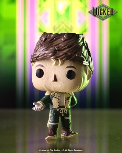Funko POP! Filmes: Wicked: Para o Bem - Espantalho - Wicked - Figura de Vinil Colecionável - Ideia de Presente - Produto Oficial - Brinquedos para Crianças e Adultos - Fãs de Filmes - Figura para Colecionadores e Exibição