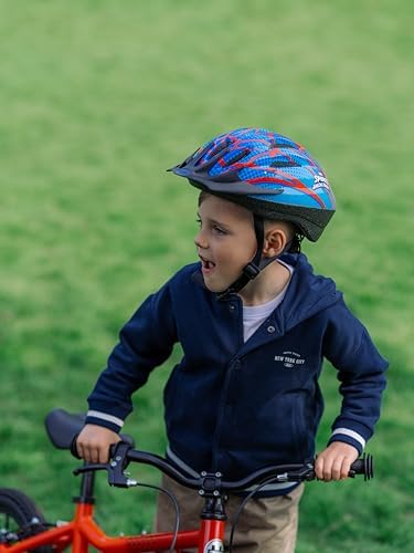 Capacetes de bicicleta infantis oficiais da Disney e Marvel | Capacete de segurança ajustável para crianças de 3 a 12 anos (50 a 54 cm) | Frozen, Stitch, Minnie Mouse, Homem-Aranha – Ideal para ciclismo, patinete e skate.