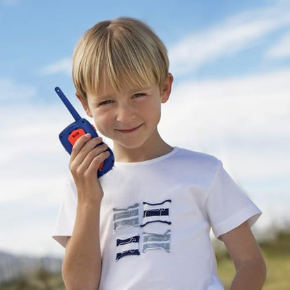 LEXIBOOK, Homem-Aranha e Seus Incríveis Amigos, Walkie-Talkies 200m, Jogo de Comunicação para Crianças, 2 Canais de Comunicação, Clipe para Cinto, Funciona com Pilhas, Azul/Vermelho, TW12SP1