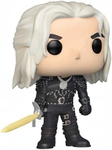 Funko POP! TV: The Witcher - Geralt com Espada - Brilha no Escuro - The Witcher - Exclusivo da Amazon - Figura Colecionável de Vinil - Ideia de Presente - Produto Oficial - Brinquedos para Crianças e Adultos - Fãs da Série