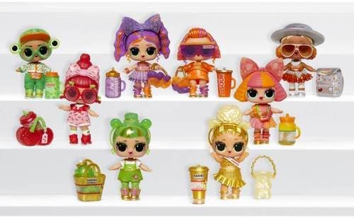 L.O.L. Surprise Loves Mini Sweets Series X Haribo - Embalagem para máquina de venda automática - Inclui 7 surpresas, acessórios e boneca com tema de doces - Bonecas colecionáveis adequadas para crianças a partir de 4 anos