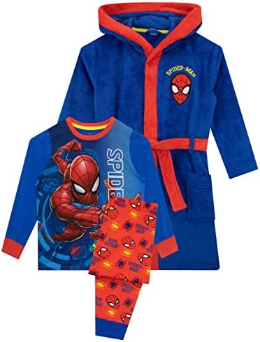 Conjunto de roupão infantil Marvel Homem-Aranha