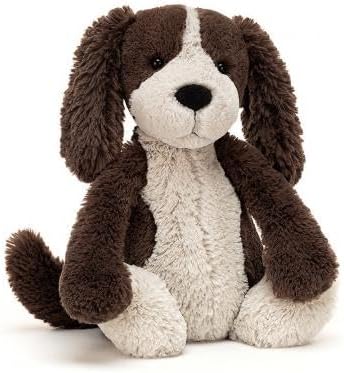 Jellycat Bashful Fudge Puppy Medium - L: 9 cm x l: 12 cm x h: 31 cm