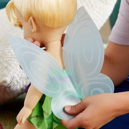 Colección oficial de animadores de muñecas de Disney Store Tinker Bell, Peter Pan, 39 cm/15 pulgadas con cabello y atuendo realistas, muñeca coleccionable para niños, juguete adecuado para mayores de 3 años