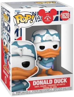 Funko Pop! Disney: Mickey e Amigos - Pato Donald - Figura Colecionável de Vinil - Ideia de Presente - Produto Oficial - Brinquedos para Crianças e Adultos - Fãs de Desenhos Animados