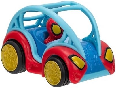 Homem-Aranha e seus Incríveis Amigos Marvel Homem-Aranha vs. Duende Verde Power Rollers - Dois veículos de 15 cm com motores de fricção que giram 360 graus