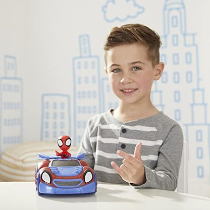 Homem-Aranha e seus amigos incríveis - Figura de ação Marvel Change 'N Go Web-Crawler e Homem-Aranha, veículo 2 em 1, figura de 10 cm, para crianças a partir de 3 anos