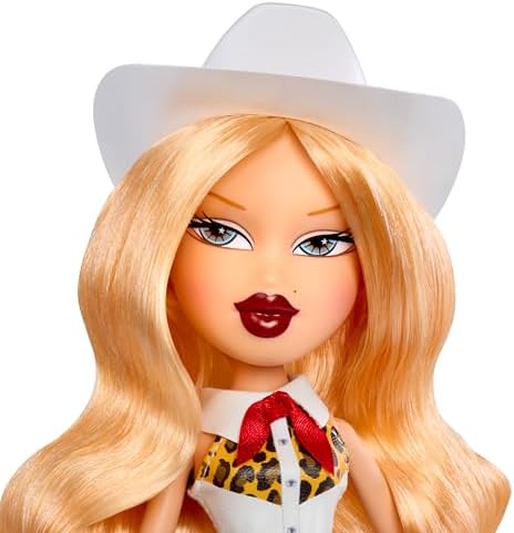 Bratz Sassy Stampede Cloe – Boneca Fashion Colecionável – Boneca em Estilo Cowgirl (Western) com Roupa e Acessórios