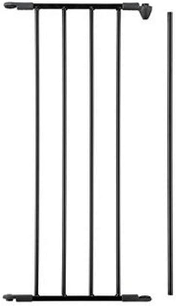 BabyDan Panel de extensión de 33 cm para puerta de seguridad y separador de ambientes BabyDan FLEX, negro