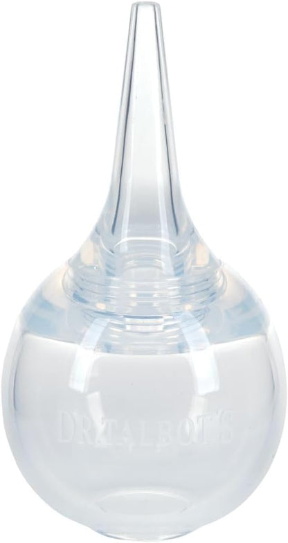 Dr. Talbot's Aspirador Nasal para Bebês - Silicone sem BPA - com Estojo para Armazenamento - Transparente