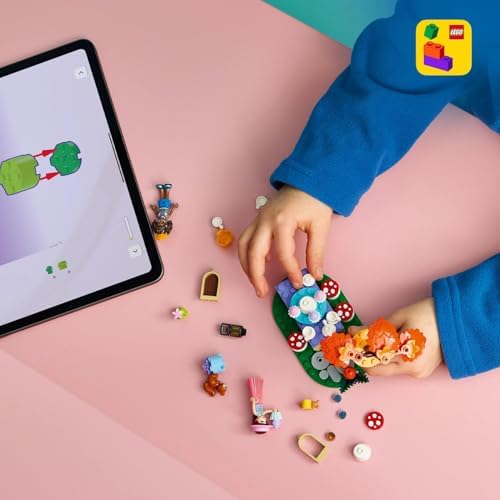 LEGO Friends Festa do Chá na Floresta - Conjunto de Interpretação de Papéis com 2 Mini Bonecas, 3 Figuras de Animais e Acessórios de Comida de Brinquedo - Ideia de Presente de Aniversário para Meninas a partir de 6 Anos - 42690