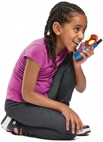 Walkie-Talkies VTech Homem-Aranha e Seus Incríveis Amigos: Sentido Aranha, Walkie-Talkies Oficiais do Personagem, Apresentam o Homem-Aranha e o Spin, Seguros para Crianças, Alcance de até 200m, Para Crianças de 3, 4, 5+ Anos, Versão em Inglês