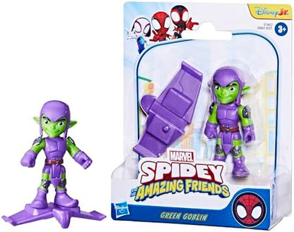 Homem-Aranha e seus amigos incríveis - Brinquedo Duende Verde da Marvel com acessório
