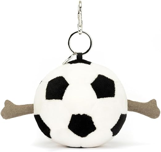 Jelly Cat Chaveiro com pingente de bolsa de futebol