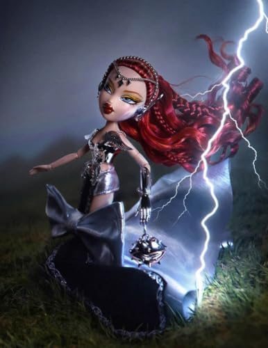 BRATZ Boneca de Coleção Bratzaversary Gaia – Boneca colecionável de 25º aniversário com roupa, acessórios, embalagem de exibição e suporte para boneca.