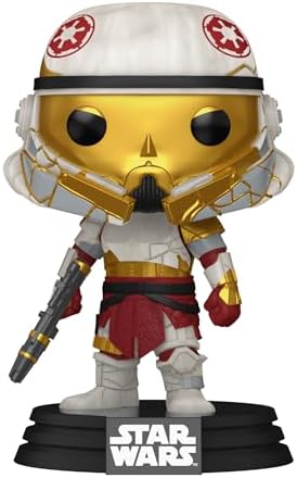Funko Pop! Star Wars: Ahsoka - Capitão Enoch - Exclusivo da Amazon - Figura de Vinil Colecionável - Ideia de Presente - Produto Oficial - Brinquedos para Crianças e Adultos - Figura para Colecionadores e Exibição