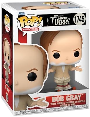 Funko POP! TV: Bem-vindo a Derry – Bob Gray - Figura de Vinil Colecionável - Ideia de Presente - Produto Oficial - Brinquedos para Crianças e Adultos - Fãs da Série - Figura para Colecionadores e Exibição