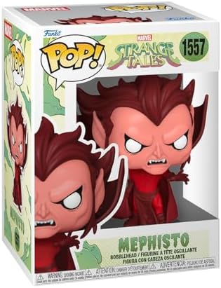 Funko Pop! Marvel: Strange Tales – Mephisto - Marvel Comics - Figura de Vinil Colecionável - Ideia de Presente - Produto Oficial - Brinquedos para Crianças e Adultos - Fãs de Terror - Figura para Colecionadores