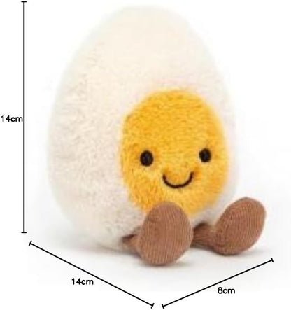 Jellycat Ovo cozido divertido - C: 4 cm x C: 8 cm x A: 14 cm