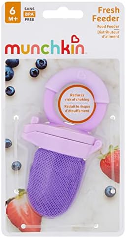 Alimentador de Frutas e Papinhas Munchkin com Rede | Autoalimentação | Introdução Alimentar | Livre de BPA