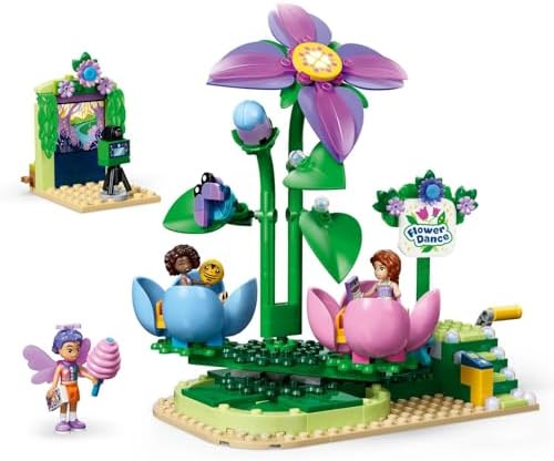 LEGO Friends Brinquedo Xícara de Chá Giratória com Flor e Fada - Inclui 3 Mini Bonecas, Cabine de Selfie e Acessórios - Ideia de Presente de Aniversário para Meninas a partir de 7 Anos - 42702
