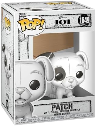 Funko Pop! Disney: Esboçado - 101 Dálmatas - Patch - Figura Colecionável de Vinil - Ideia de Presente - Produto Oficial - Brinquedos para Crianças e Adultos - Fãs de Desenhos Animados - Figura para Colecionadores e Exibição