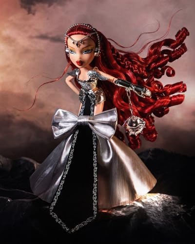 BRATZ Boneca de Coleção Bratzaversary Gaia – Boneca colecionável de 25º aniversário com roupa, acessórios, embalagem de exibição e suporte para boneca.
