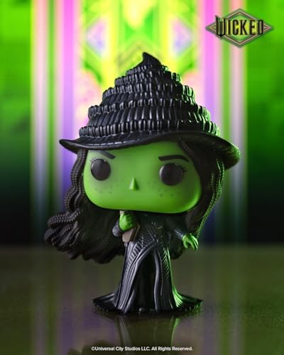 Funko POP! Filmes: Wicked: Para o Bem - Elphaba - Wicked - Figura de Vinil Colecionável - Ideia de Presente - Produto Oficial - Brinquedos para Crianças e Adultos - Fãs de Filmes - Figura para Colecionadores e Exibição