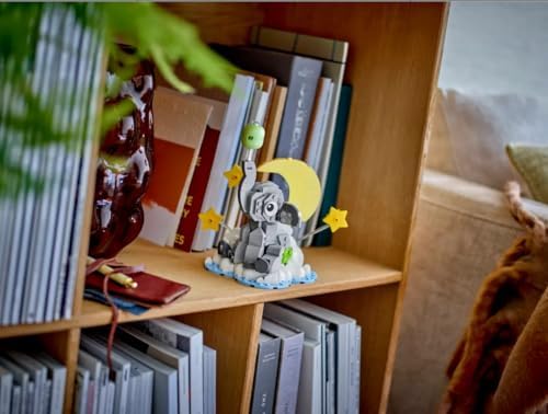 LEGO Elefante Bebê no Céu - Conjunto de Construção para Adultos - Kit de Modelo com Figura de Animal e Acessórios para Decoração de Quarto - Ideia de Presente para Recém-Nascido - 40814