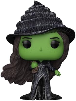 Funko Pop! Filmes: Wicked: Para o Bem - Elphaba (Glitter) - Exclusivo da Amazon - Figura de Vinil Colecionável - Ideia de Presente - Produto Oficial - Brinquedos para Crianças e Adultos - Figura Modelo para Colecionadores