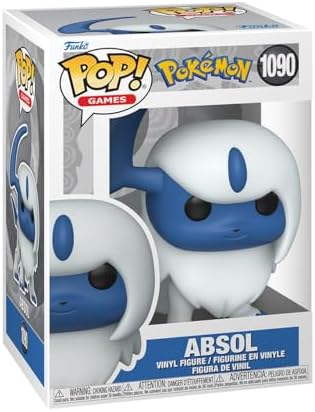 Funko Pop! Games: Pokémon - Absol - Figura de Vinil Colecionável - Ideia de Presente - Produto Oficial - Brinquedos para Crianças e Adultos - Fãs de Jogos - Figura para Colecionadores e Exibição