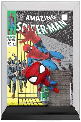 Funko Pop! Capa de Quadrinhos: Marvel - Homem-Aranha '65 - Marvel Comics - Figura Colecionável de Vinil - Ideia de Presente - Produto Oficial - Brinquedos para Crianças e Adultos - Fãs de Super-Heróis - Figura para Colecionadores