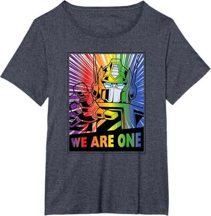 T-shirt Transformers Pride Rainbow Optimus Prime We Are One