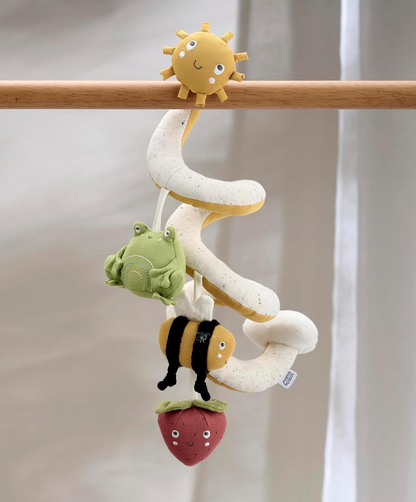 Brinquedo de viagem em espiral para bebés e crianças pequenas Mamas & Papas, Grateful Garden
