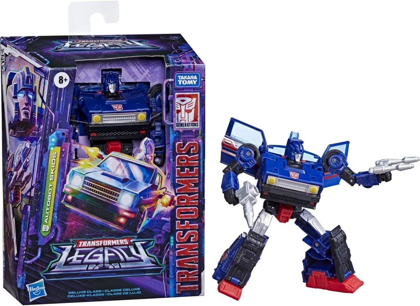 Transformers Generations Legacy Deluxe Autobot Skids - Figura de Acção - 8 anos ou mais, 14 cm