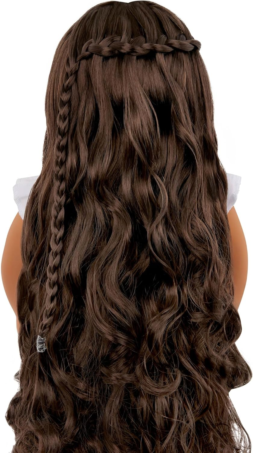 A Nossa Geração Perla From Hair to There Styling Doll - Boneca de Cabelo Crescente de 18 Polegadas com Trança Extensível, Boneca de Moda para Meninas, Cabelo Longo e Modelável, Inclui Guia de Estilo, Idades 3+
