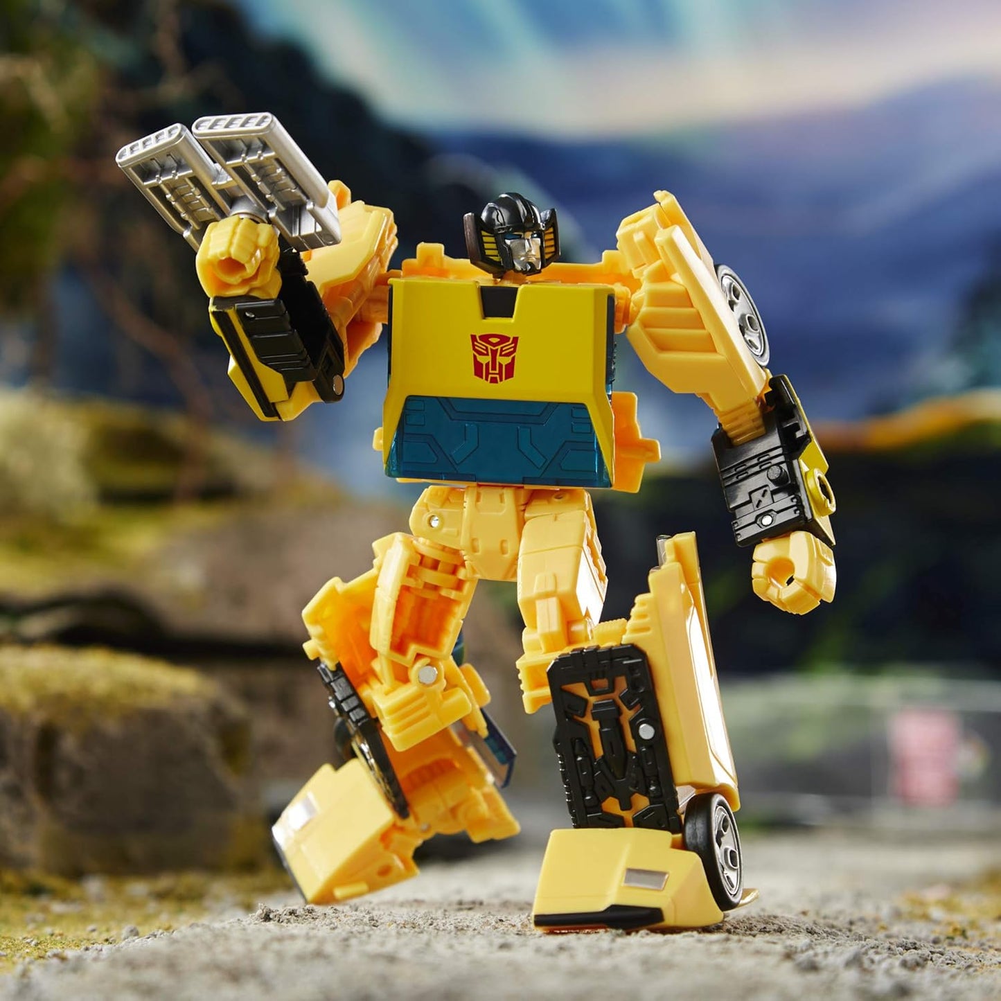 Transformers Generations War for Cybertron: Earthrise Deluxe WFC-E36 Sunstreaker - Figura de Acção - Para Crianças a partir dos 8 Anos, 14 cm