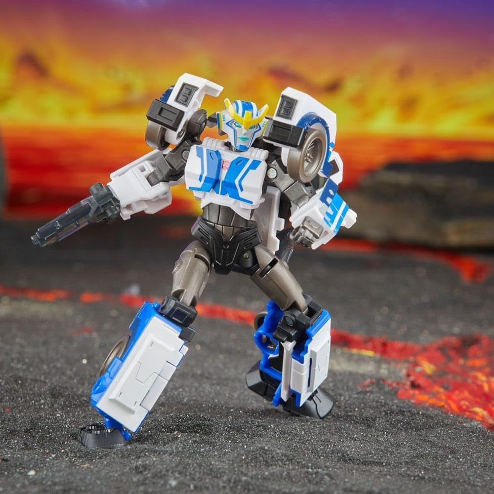 Figura de ação Strongarm da classe Deluxe de Transformers Legacy United Robots in Disguise 2015 Universe