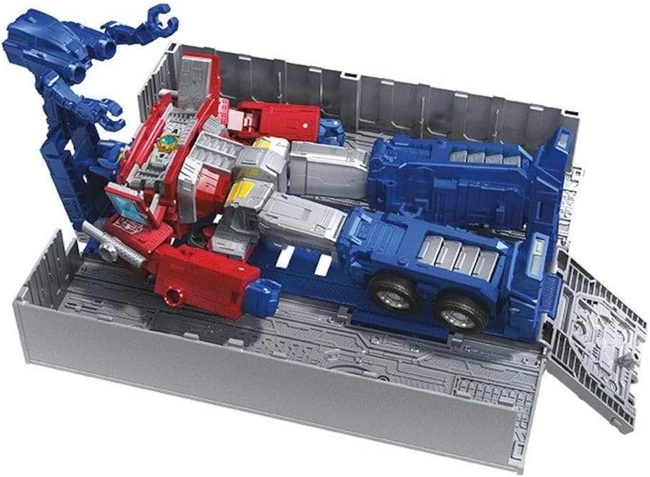 Transformers Generations War for Cybertron: Earthrise Leader WFC-E11 Optimus Prime - Figura de Acção - Para Crianças a partir dos 8 Anos, 17,5 cm