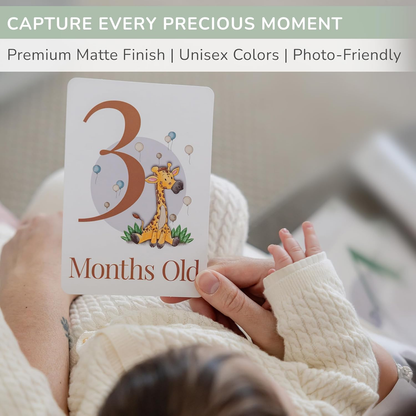 Conjunto de presentes para marcos de bebé Tiny Trees - Caixa de presentes e lembranças premium - Cartões de marcos, divisórias de armário, placa de boas-vindas e placa de sono - Presentes perfeitos para pais recém-nascidos