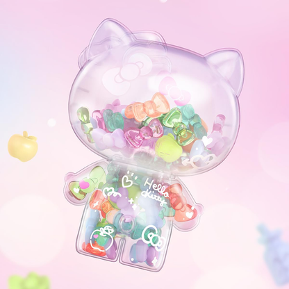 Bonecos da série POP MART Hello Kitty 50º aniversário, 1 peça, design premium, presentes para mulheres, boneco de ação colecionável favorito dos fãs